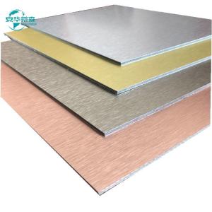 Quality 2mm-6mm Gloss Brushed B1 Fire Rated ACP Exterior Wall Cladding wholesale