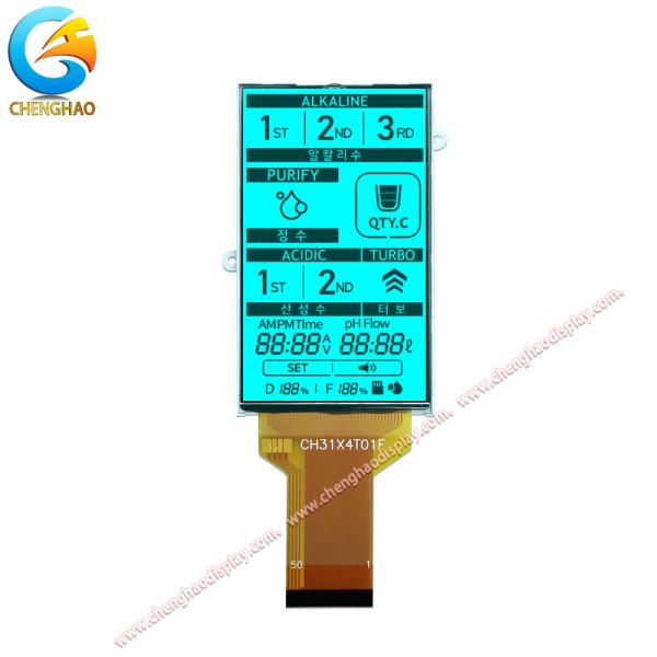 Cheap ISO9001 Certified Monochrome LCD Display 1/4 Duty 1/3 Bias Drive Method for sale