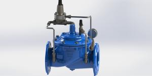 Quality 2-40 Inch PN25 Pressure Control Flanged Ductile Iron Pressure Sustaining Valve wholesale