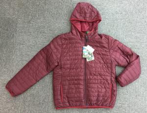 Quality 120g Polyester Filling Mens Quilted Down Jacket With Hood Middle Thickness wholesale