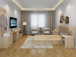 Durable Hotel Contemporary Bedroom Furniture Sets Economical Simple Installation