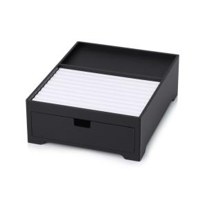 Quality Customized 210*270*85mm acrylic hotel amenities box , toothbrush container for 5-star hotel wholesale