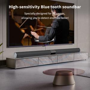 Quality Deep Bass Port 5VDC Black Wireless Soundbar Speaker For Home Theater wholesale