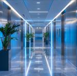 Luxury Stainless Steel Facades , Champagne Finish , For Exclusive Hotel