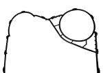 FP205 Gaskets , Industrial Heat Exchanger Gaskets Rubber Sealing Reusable