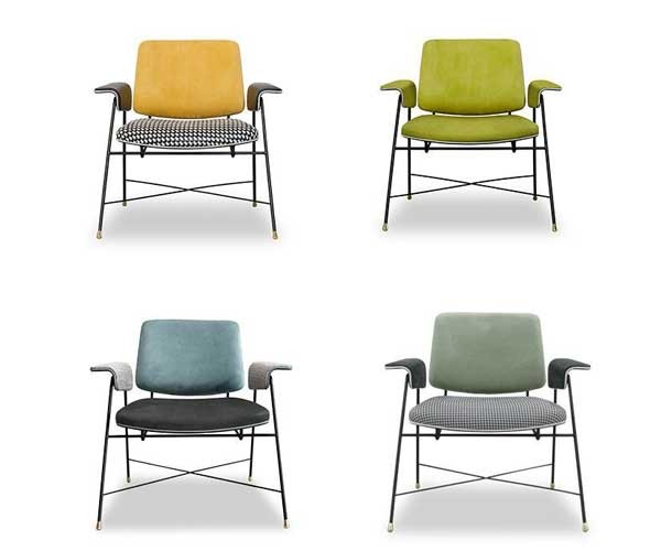 Luxury Living Room Furniture Industrial Style Elegant Armchair