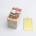 Disposable Gold Muffin Mini Mousse Cake Boards