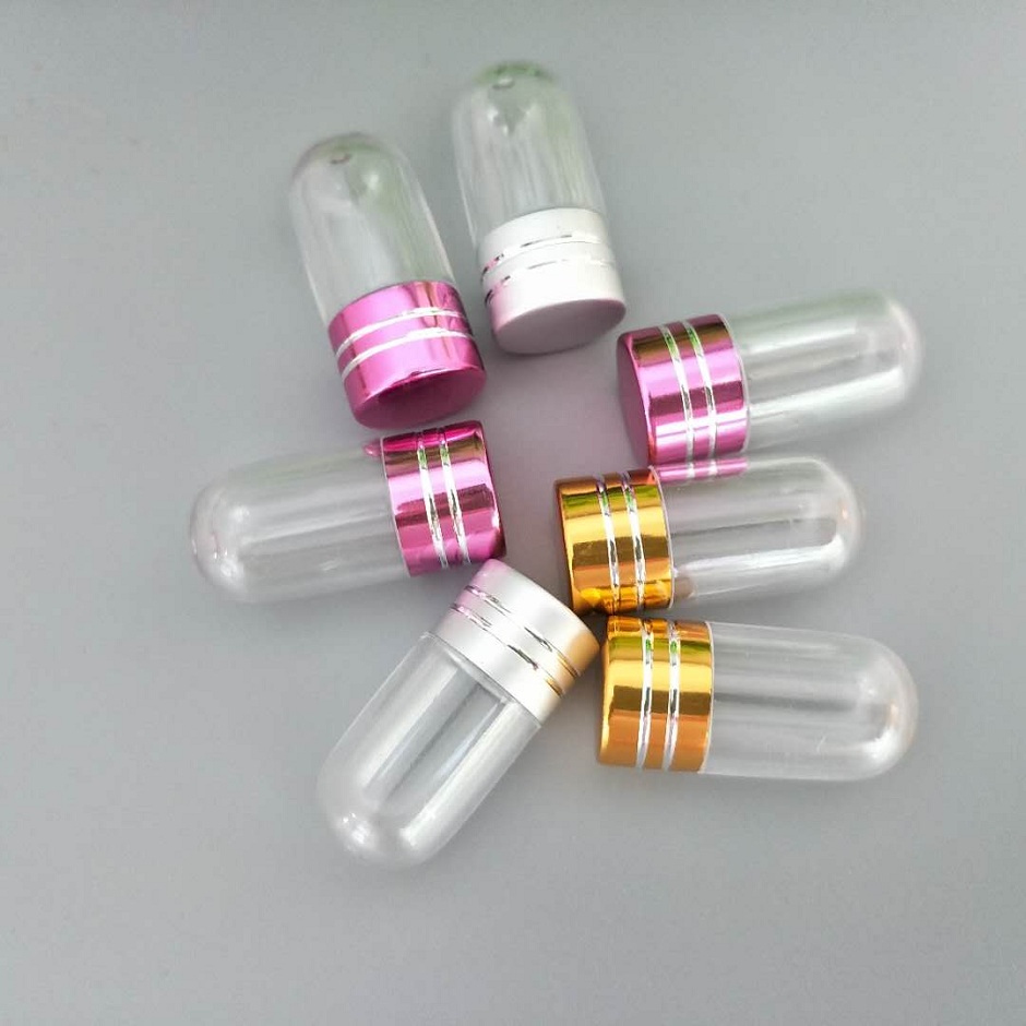 16mm 2g Mini Pill Bottles Cylindrical Shape Aluminium Cap