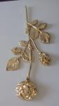 Zamak Rose Metal Coffin Fitting D014 Gold Silver Or Bronze Zamak Material Zinc