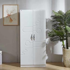 Quality European Style metal hanger 80*50*180cm Wooden Clothes Wardrobe wholesale