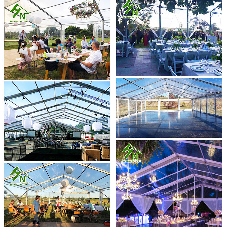 20x40m Frame Tent Romantic Transparent Marriage Marquee Wedding Tent
