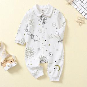 Quality Wholesale Newborn New born Boy and Girl Toddler Onesie Romper Clothing 100% Cotton Organic Baby Clothes wholesale