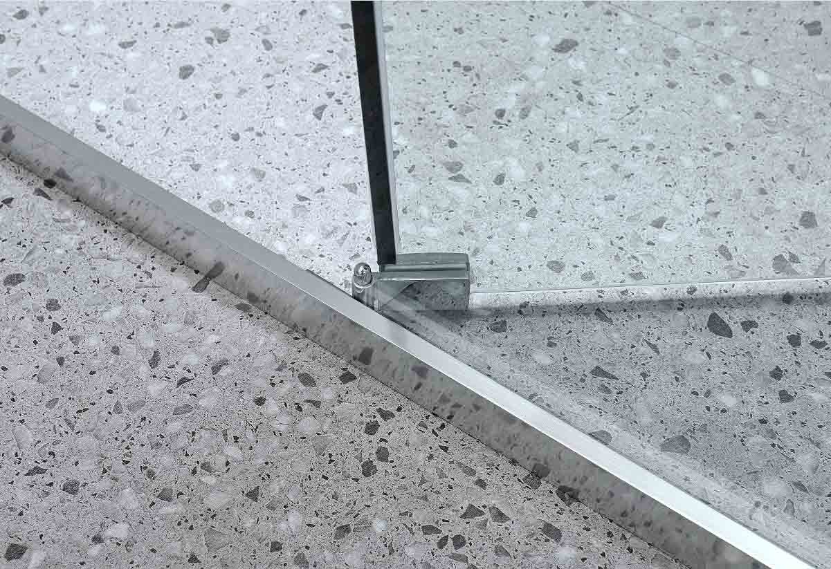 900x900 Shower Enclosure 6/8mm Tempered Glass And Alum Frame With Chromed For Stylish