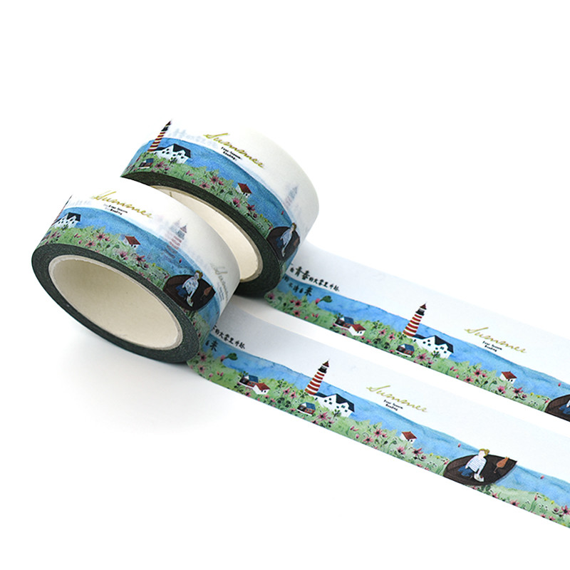 Water Resistant Kawaii Japanese Washi Paper Tape