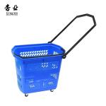 Factory Custom plastic supermarket basket canastilla de supermercado shopping