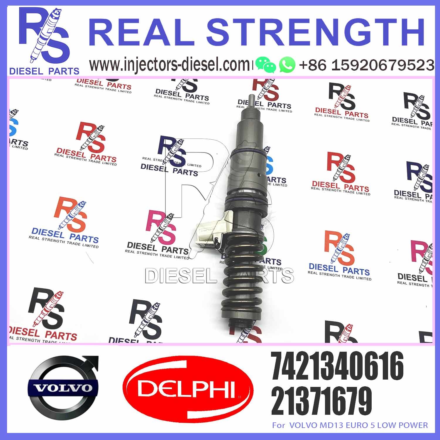 Diesel Fuel Injector 21371679 7421340616 21340616 85003268 BEBE4D25001 For V-O-L-V MD13 EURO 5 LOW POWER