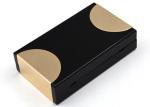 Black Box Golden Chain Acrylic Clutch Bag For Evening Banquet Metalic17 * 10 * 4