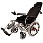 20km 6km/h Four Wheel Drive Wheelchair , 500W One Step Folding Electric