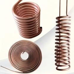 Quality DELLOK Yonghui Spiral Copper Coils For Cooling Steam Customised To Order wholesale