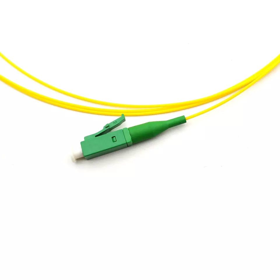 LC UPC APC fiber optic pigtails 0.9mm Tight Buffer PVC LSZH OFNR Singlemode OS1