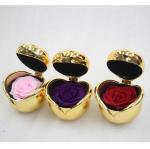 Preserved rose flower rose ring box ring boxes jewellery metal rose ring box