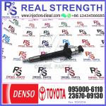 Brand new Denso Common Rail 095000-6110 For Toyota- 2ad-fhv Fuel Injector 23670