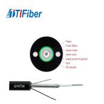 4 8 12 24 Fiber Count Singlemode Fiber Optic Wire Cable Black Outdoor Aerial