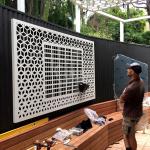 Perforated Mesh Powder Coating Aluminum Curtain Wall Mesh