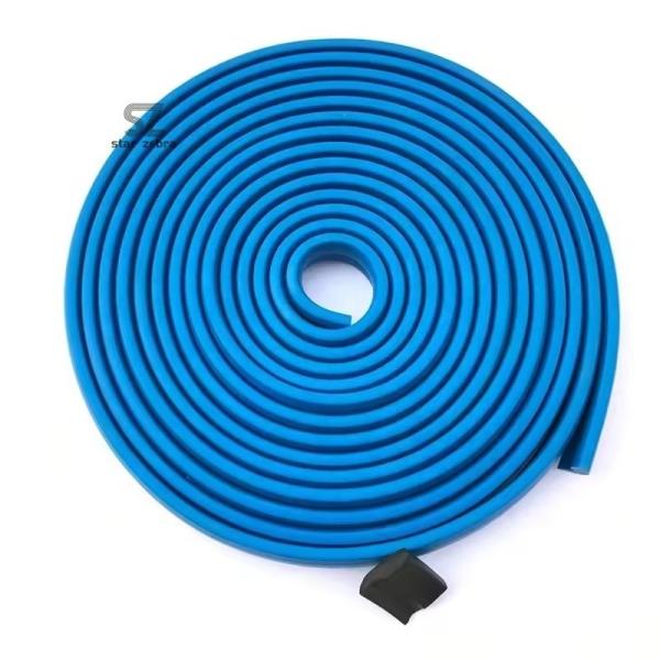Black Excavator Turntable Swing Bearing Sealing Rubber Strips for Heavy-Duty