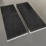 Customized PVC Base Lath Plate Brush Nylon Flat Brush