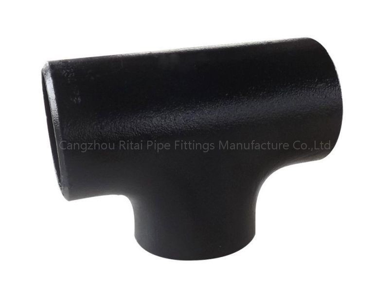 SGP DN1000 Black Pipe Reducing Tee , Carbon Steel SCH 10 Butt Weld Equal Tee