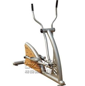 Quality outdoor wooden fitness equipment--WPC made in china healthy hoist outdoor elliptical bike for park wholesale