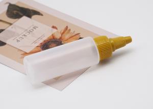 Quality Plastic Cylinder Frosted Clear Bottle 30ml With Screw Long Nozzle Cap Cosmetic wholesale