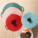 New Style Food Grade Silicone Spill Stopper Lid Silicone Pot Cover Lids