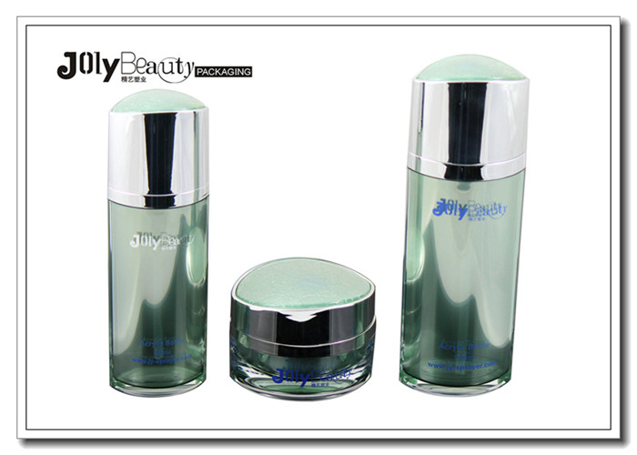 Eye Shape Acrylic Lotion Bottle Empty Makeup Bottles With Pump