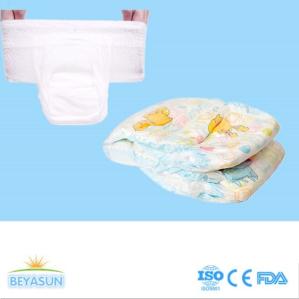Quality Frontal PP Tape Baby Pull Up Pants With Colorful Tissue Waist Tape wholesale
