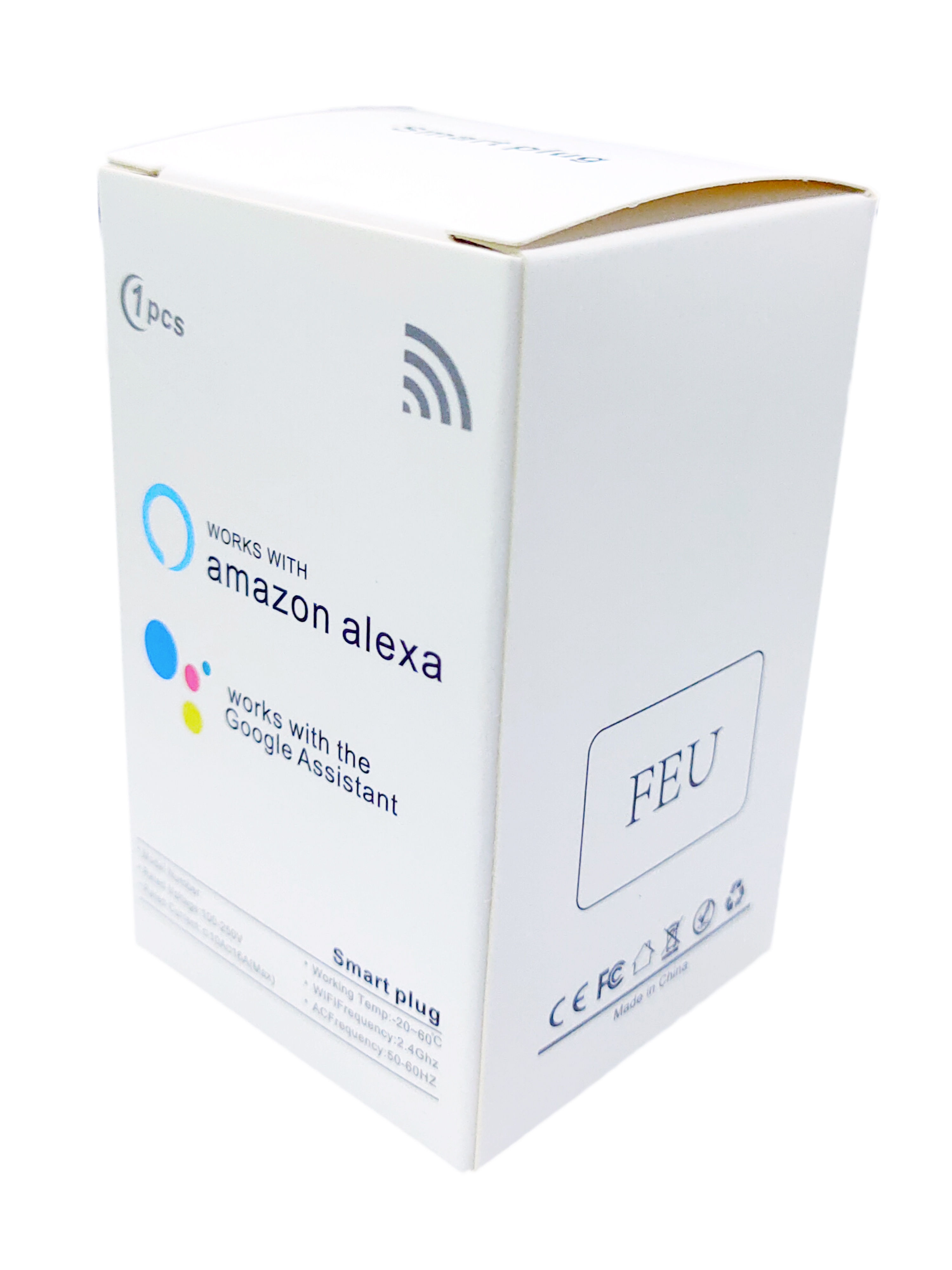 SIXWGH Tuya Smart Socket 20A WIFI EU Plug Electrical Outlet Smart Plug Socket