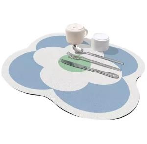 Quality Table Decoration Accessories Type Non Slip Dish Drying Mat for Kitchen Counter Drainage wholesale