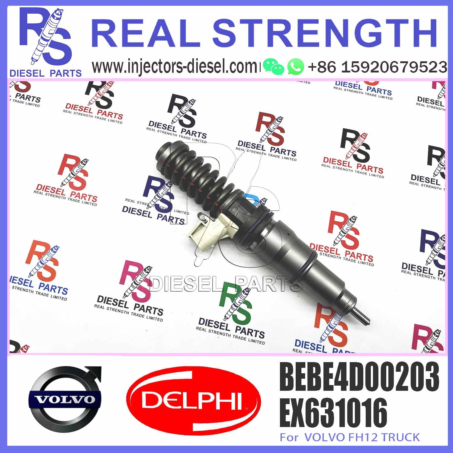 Diesel Engine Fuel Common Rail Injector 20497849 BEBE4D00203 BEBE4D00003 for V-O-L-V FH12 TRUCK 425 / 435 BHP