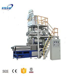 Quality Grain Flour Raw Material Stainless Steel Twin Screw Extruder for Pet Food Pellet Plant wholesale