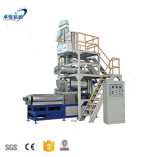 Motor 35kw Industrial Dry Pet Dog Food Sinking Floating Fish Feed Extruder Mixer