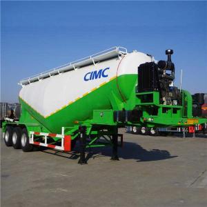 Quality Carbon Steel Single Silo 3 Axle 50T Cement Tanker Trailer wholesale