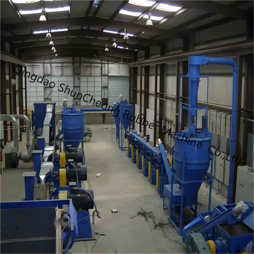High Output Fine Rubber Powder Production Line / Rubber Pulverizer