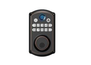 Quality Keyless Password Home Lock IPX4 Bluetooth Smart Door Lock Black wholesale