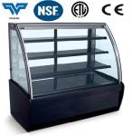 Stainless Steel 304 Refrigerated Deli Case Bakery Display 400L