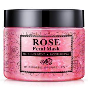 Quality Rose Gel Petal Sleeping Face Mask Whitening For Replenishment / Moisturizing wholesale