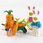 MOC accessories compatible with legoinglys farm food carrot building blocks