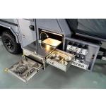 Factory Direct Sale Small 1500kg Folding Off-Road Trailers 1000mm Heavy Duty