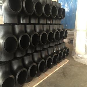 Quality ANSI B16.9 Carbon Steel Tees 150LB 4 X 2 inch Sch 40 Reducing Tee wholesale