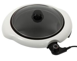 Quality 11 Inch Table Round BBQ Grill , Electric Griddle Grill With Oil Drip Tray wholesale